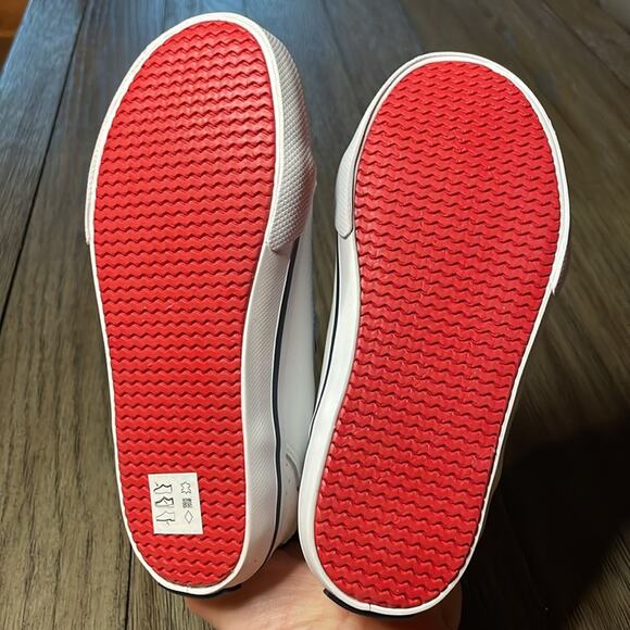 Sperry Top-Sider toddler unisex white leather sneaker size 11 - Picture 4 of 6